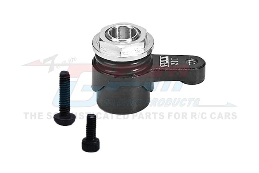 GPM Racing Black Aluminium 21T Servo Horn w/ Built In Spring image 93496