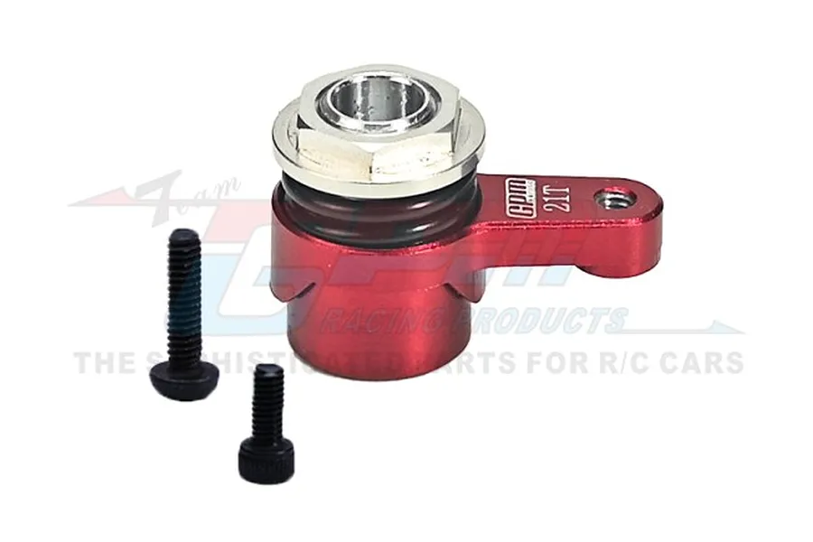 GPM Racing Red Aluminium 21T Servo Horn w/ Built In Spring image 93498