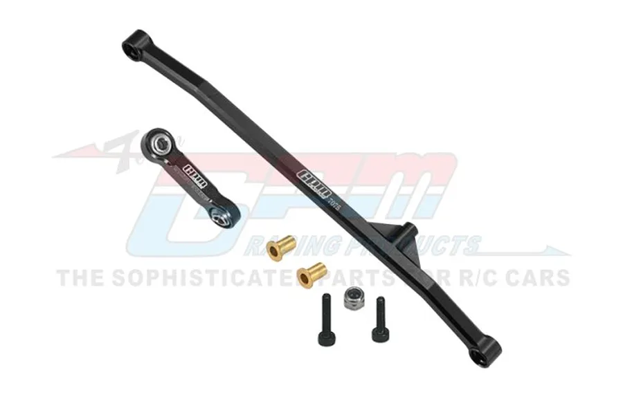 GPM Racing Black Aluminium Steering Tie Rod &amp;amp; Drag Link Set image 93506