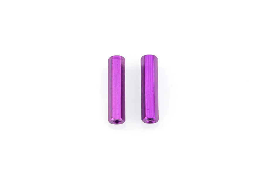 HSP Purple Aluminium Buggy Wing Mount Support 2Pcs image 9352