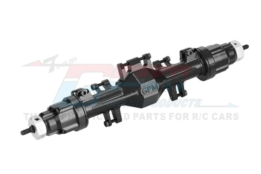 GPM Racing Black Aluminium Complete Quick Release Rear Axle Set image 93511