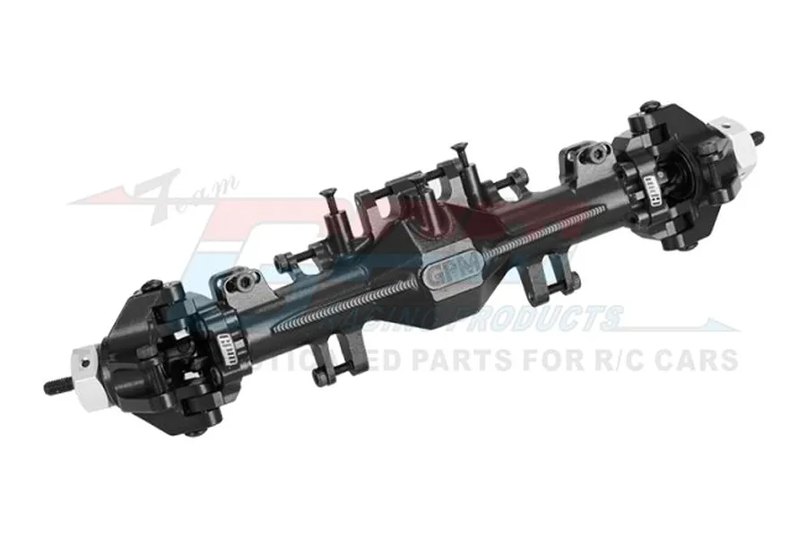 GPM Racing Black Aluminium Complete Quick Release Front Axle Set image 93514