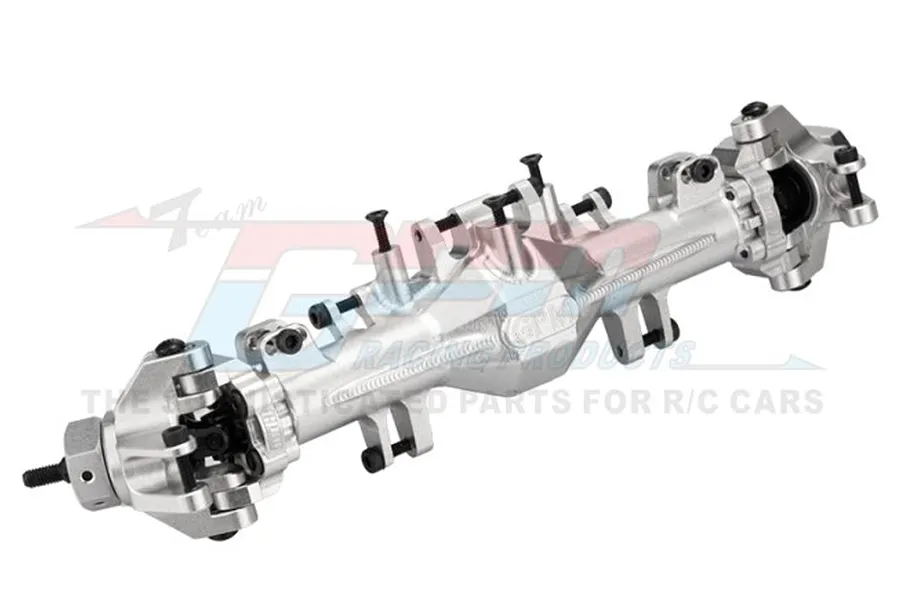 GPM Racing Silver Aluminium Complete Quick Release Front Axle Set image 93516