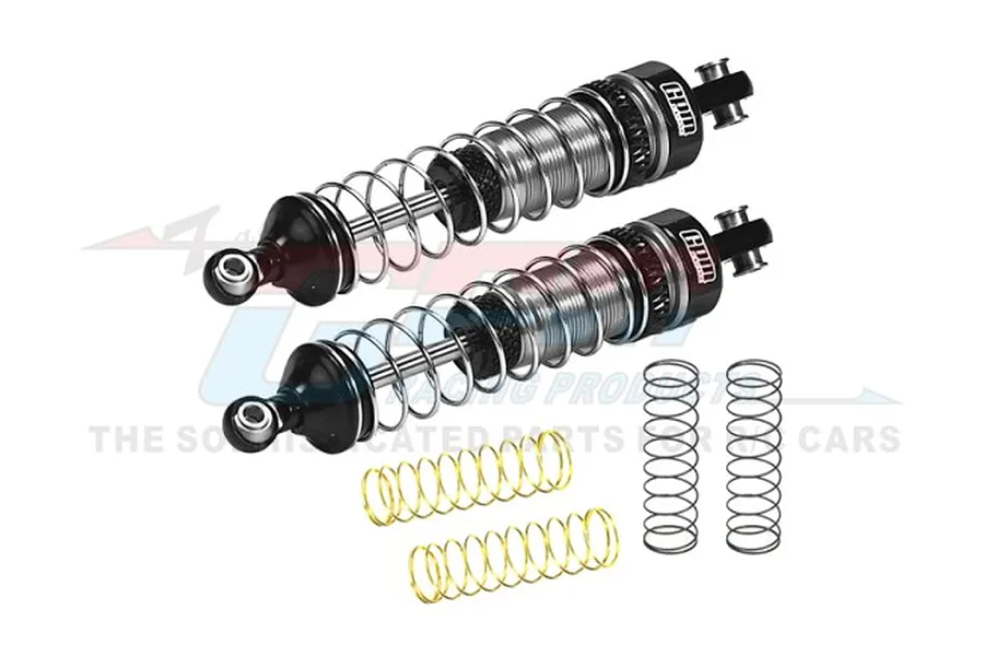 GPM Racing Silver Aluminium Complete Shock Absorber Set 2Pcs image 93521