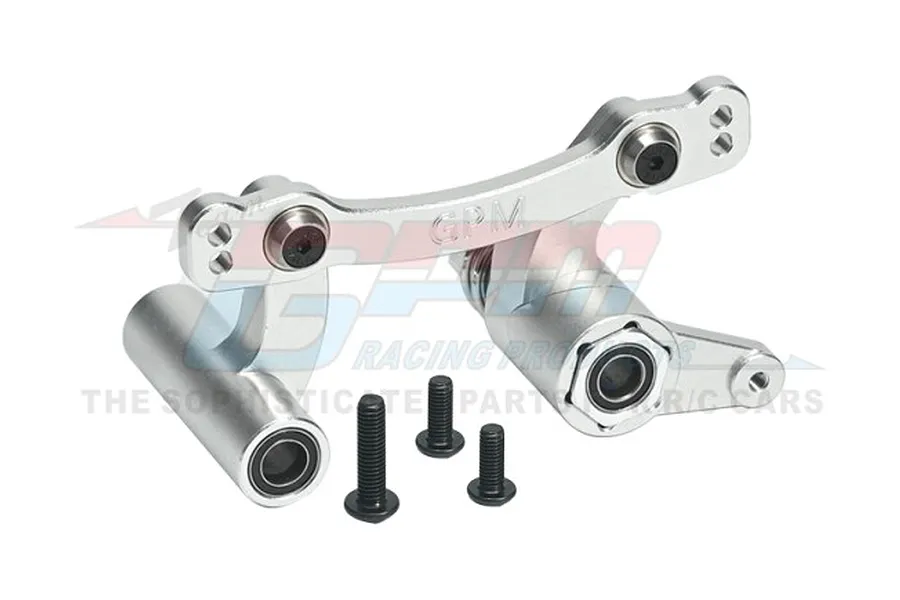 GPM Racing Silver Aluminium Front Steering Assembly image 93527