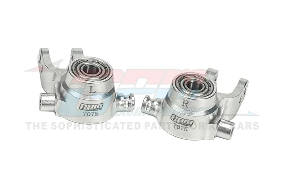 GPM Racing Silver Aluminium Steering Hubs 2Pcs image 93532