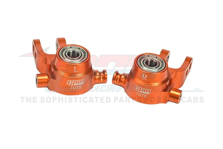 GPM Racing Orange Aluminium Steering Hubs 2Pcs image 93534