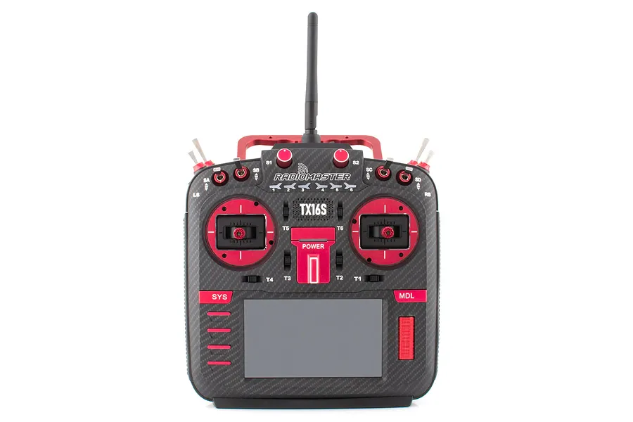Radiomaster Red TX16S Mk 2 Max 4-in-1 2.4Ghz 16ch Transmitter - Mode 2 image 93547