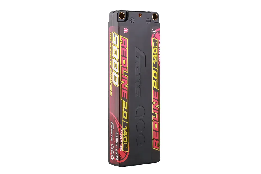 Gens Ace Redline 2.0 7.4V 5000mAh 140C Hard Case LiPo Battery image 93561