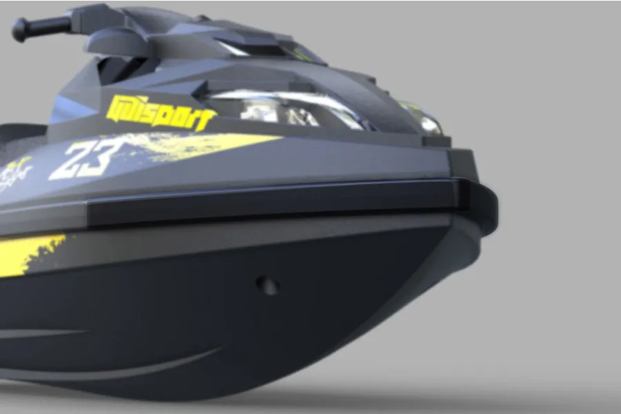 UDI 14&amp;quot; Inkfish RC Jet Ski Electric RTR - Black/Green image 93770
