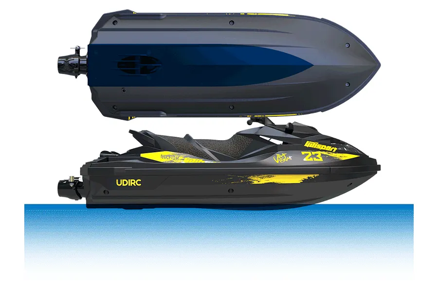 UDI 14&amp;quot; Inkfish RC Jet Ski Electric Brushless RTR - Black/Yellow image 93787