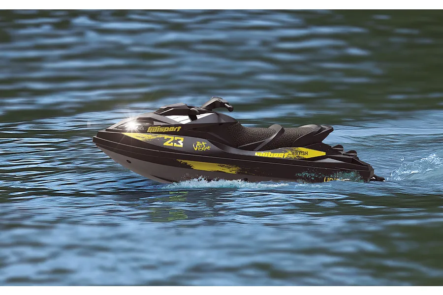 UDI 14&amp;quot; Inkfish RC Jet Ski Electric Brushless RTR - Black/Yellow image 93789