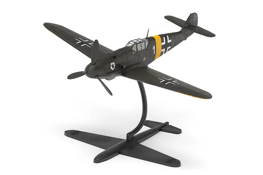 Airfix 1/72 Messerschmitt Bf109F-4 Fighter Scaled Plastic Model Starter Kit image 2