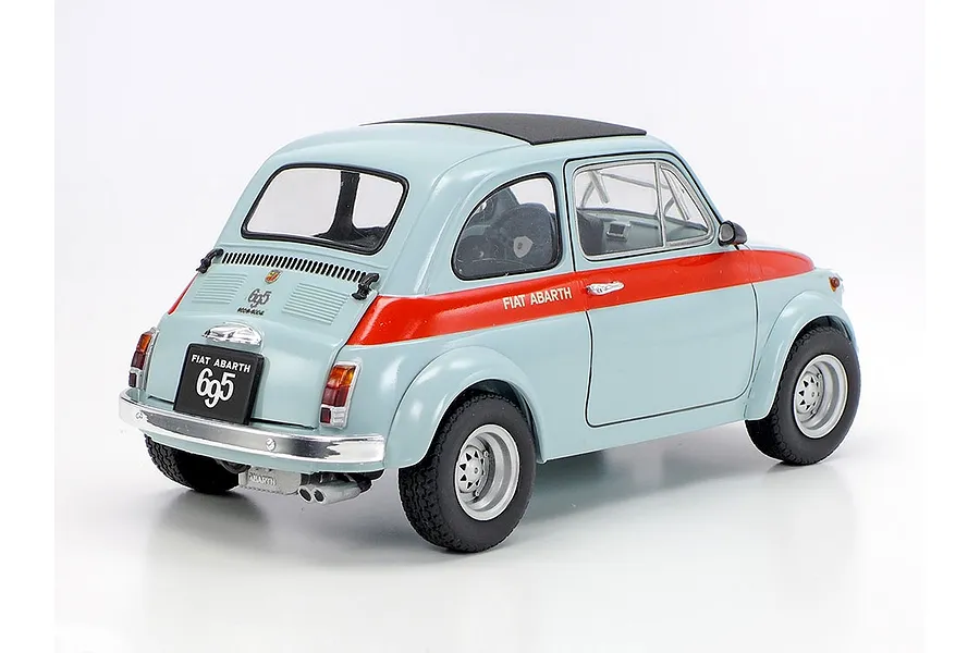 Tamiya Fiat 1/24 Abarth 695SS Car Scaled Plastic Model Kit image 93828