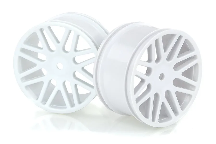 HSP 2.3&amp;quot; White Rear Buggy Rims 2Pcs image 9386