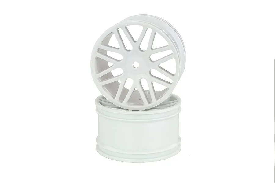 HSP 2.3&amp;quot; White Rear Buggy Rims 2Pcs image 9387