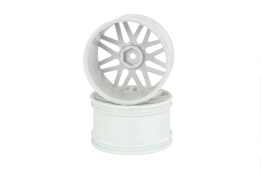 HSP 2.3&amp;quot; White Rear Buggy Rims 2Pcs image 9388
