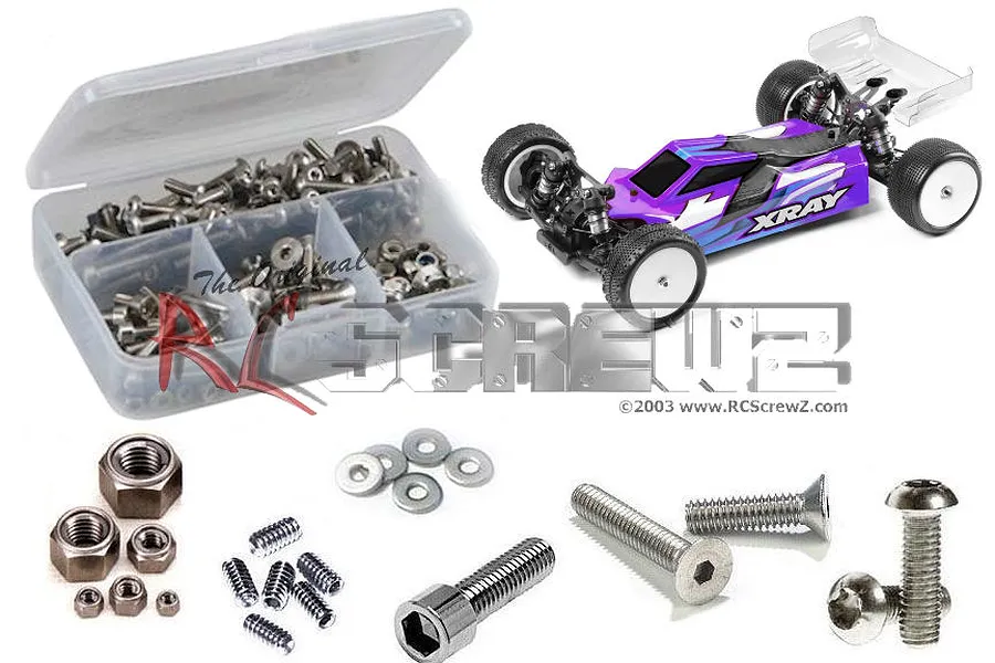 RC Screwz XRAY XB4 Stainless Steel Screw Kit image 93952