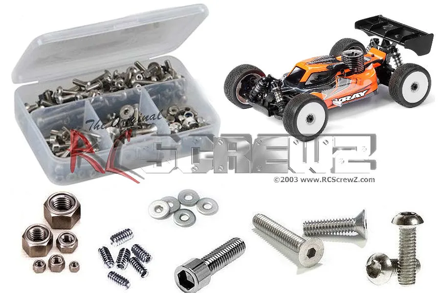 RC Screwz XRAY XB8 Stainless Steel Screw Kit image 93958