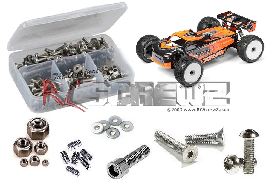 RC Screwz XRAY XT8 Stainless Steel Screw Kit image 93961