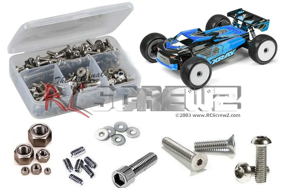 RC Screwz XRAY XT8E Stainless Steel Screw Kit image 93964