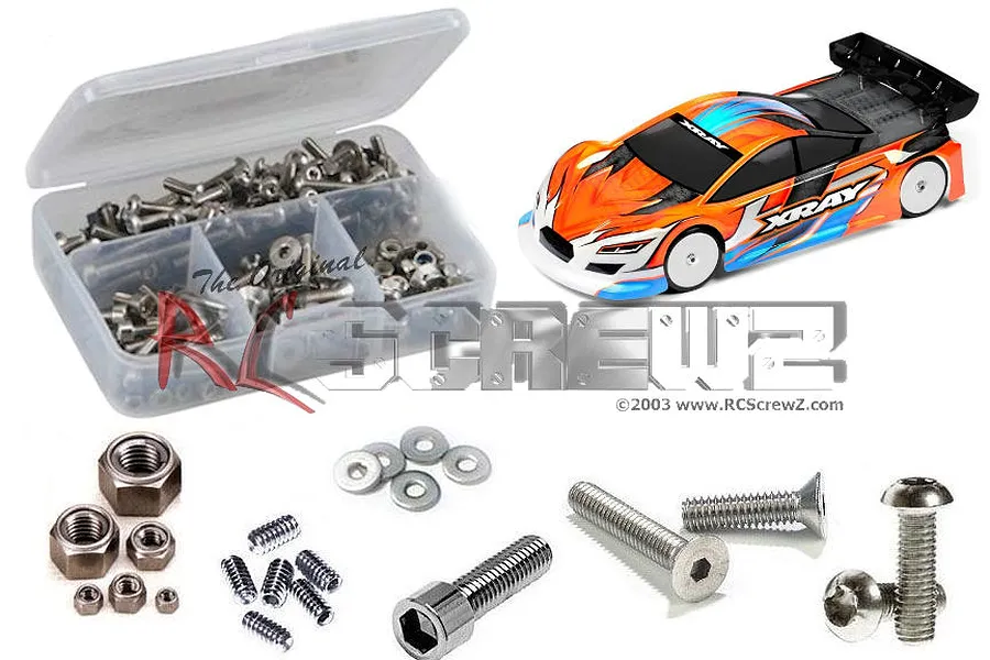 RC Screwz XRAY X4 Stainless Steel Screw Kit image 93967