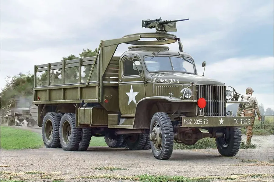 Italeri 1/35 GMC 2.5 Tonne “D-Day 80th Anniversary” Truck Scaled Plastic Model Kit image 94010