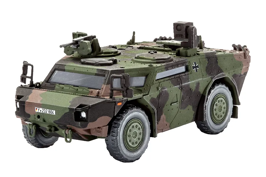 Revell 1/72 Spahwagen Fennek Armoured Vehicle Scaled Plastic Model Kit image 94029