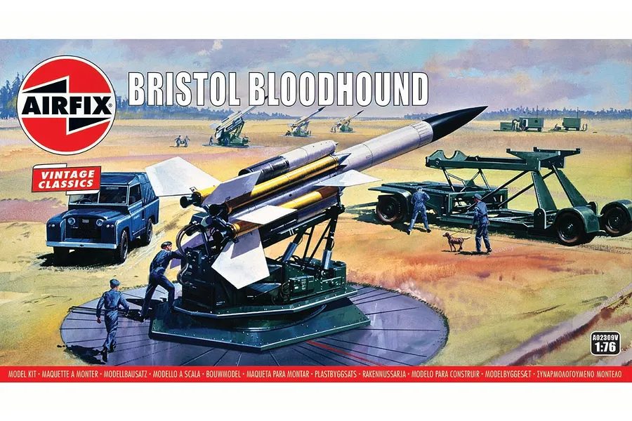 Airfix 1/76 Bristol Bloodhound Missile Scaled Plastic Model Kit image 94169
