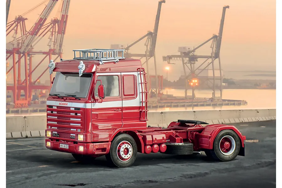 Italeri 1/24 Scania R 143 M 500 4x2 Streamline Truck Scaled Plastic Model Kit image 94199
