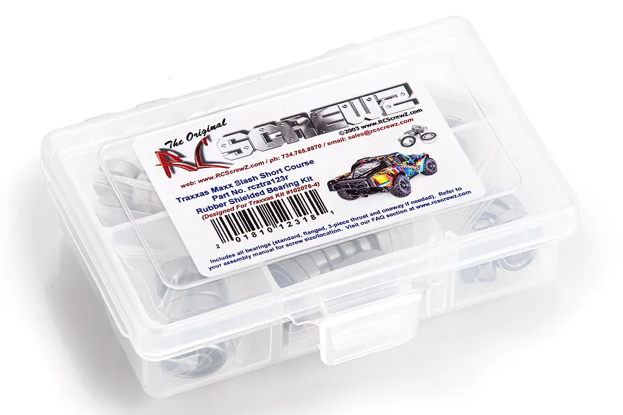 RC Screwz Maxx Slash Metal Shielded Bearing Kit image 1
