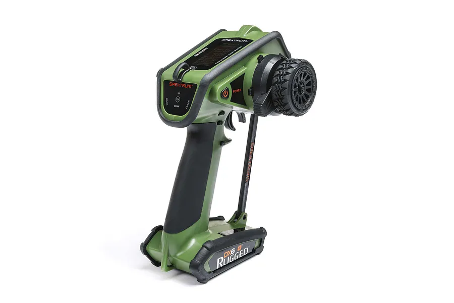Spektrum DX6 Rugged Green 2.4Ghz 6ch DSMR Radio (Transmitter Only) image 94296