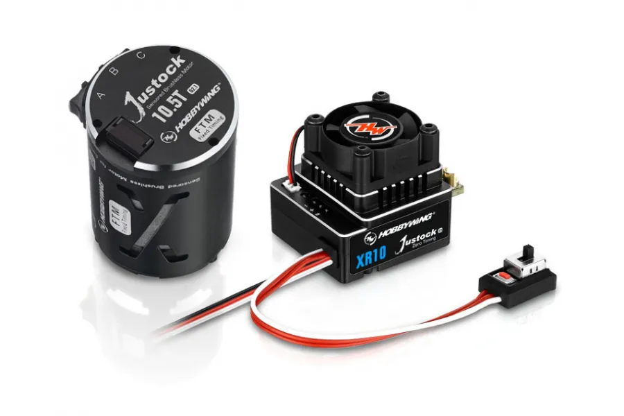 Justock XR10 G2.1 10.5T Sensored Brushless Motor &amp;amp; G3S 60A ESC Combo image 94332