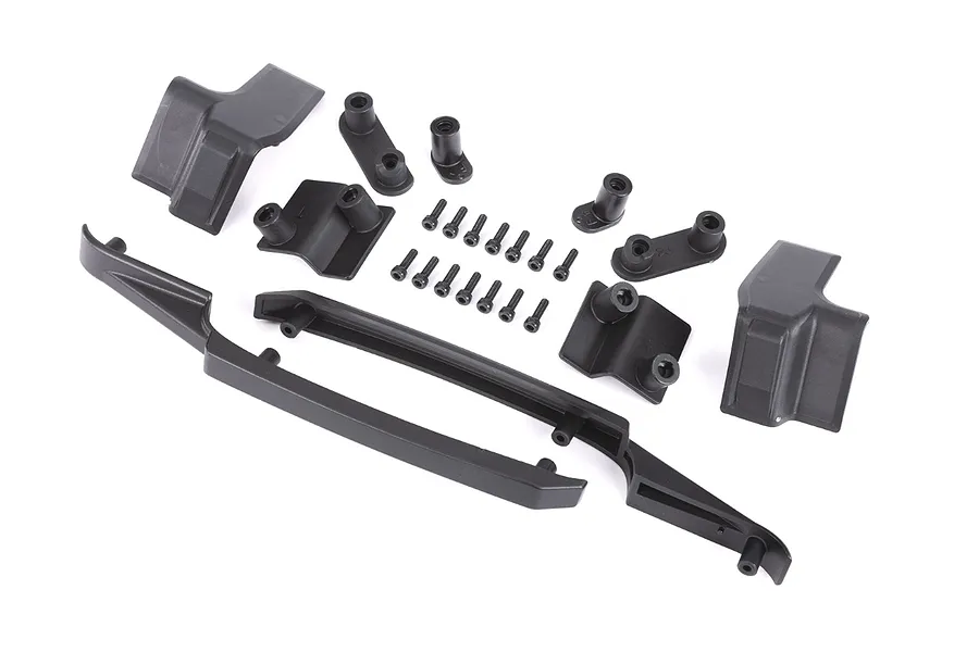 Traxxas Black Body Reinforcement Set w/ Roof Skid Plate image 94357