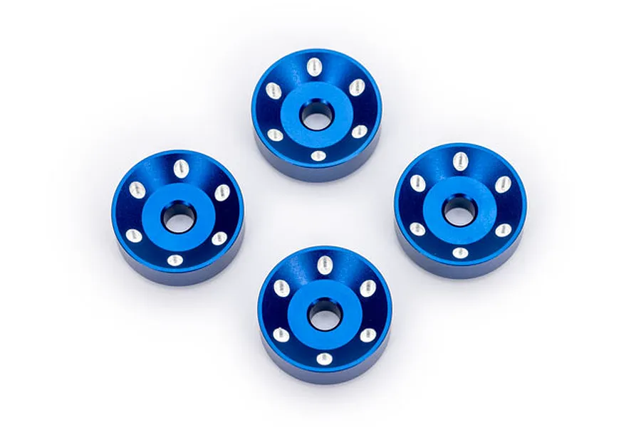 Traxxas Aluminium Pro Scale Wheel Washers 4Pcs - Blue image 94410