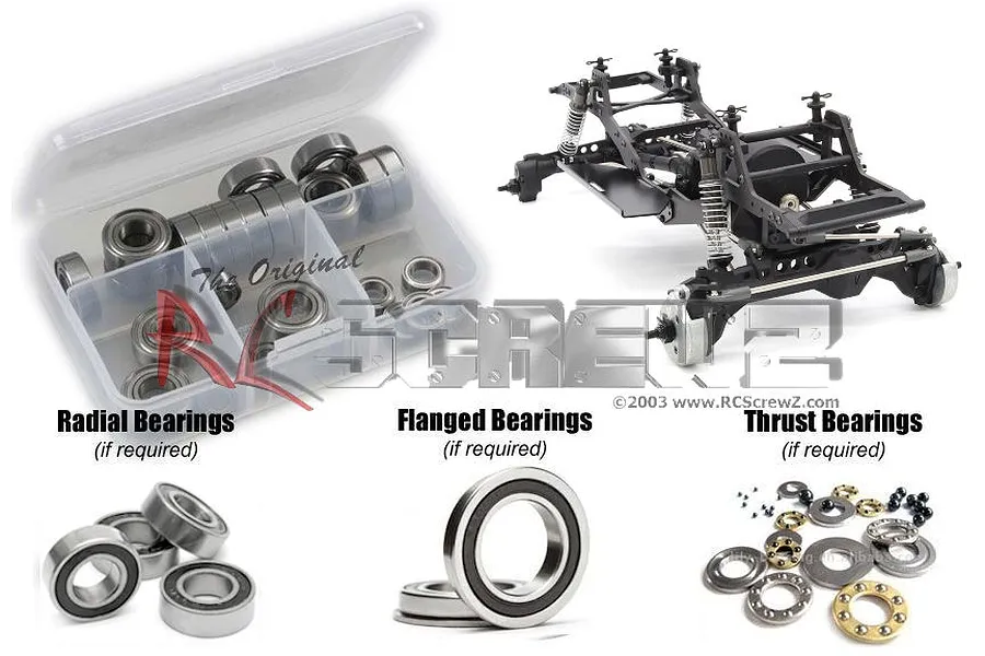 RC Screwz VRD Carbon Rubber Shielded Bearing Kit image 94474