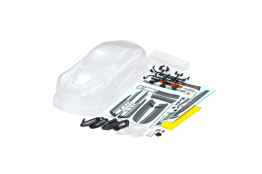 Kyosho 1/10 Mercedes AMG GT3 2020 Unpainted Body Shell - Clear image 94504