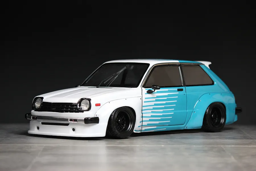 Pandora 1/10 Toyota Starlet KP61 Early N2 Unpainted Body Shell - Clear image 4