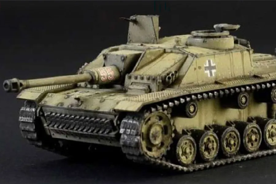 Italeri 1/56 Sd.Kfz 142/1 StuG III Tank Scaled Plastic Model Kit image 94552
