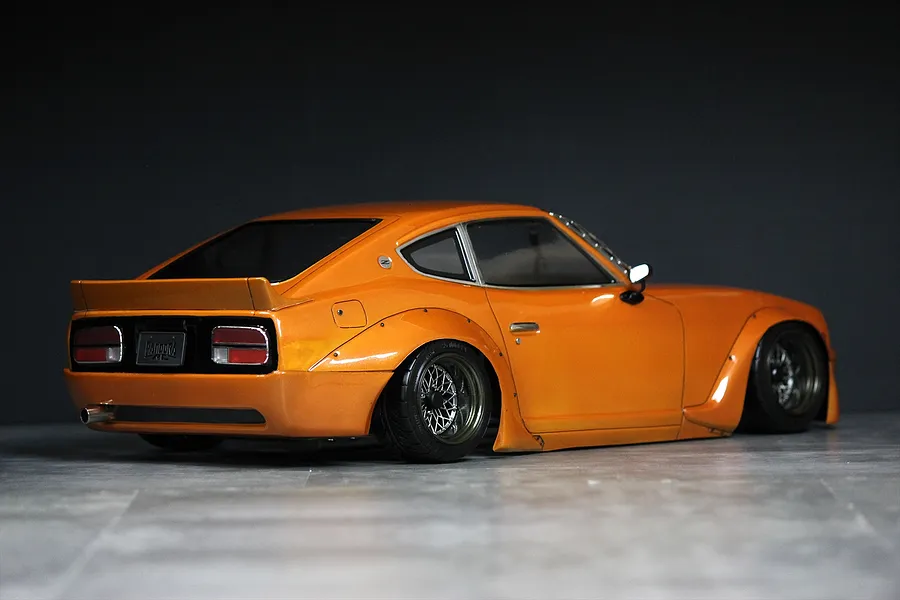 Pandora RC 1/10 Nissan Fairlady Z (S30) Custom Unpainted Body Shell - Clear image 5