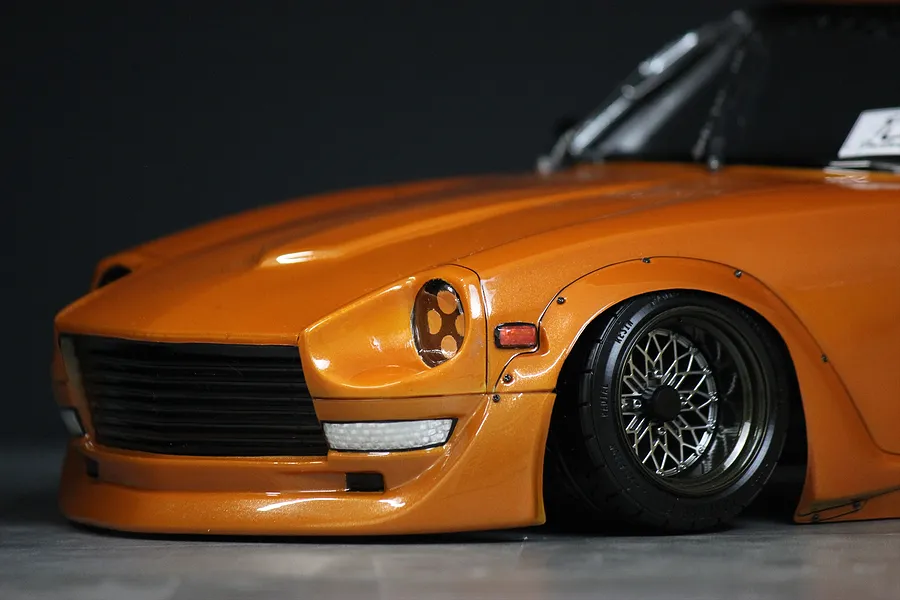 Pandora RC 1/10 Nissan Fairlady Z (S30) Custom Unpainted Body Shell - Clear image 8