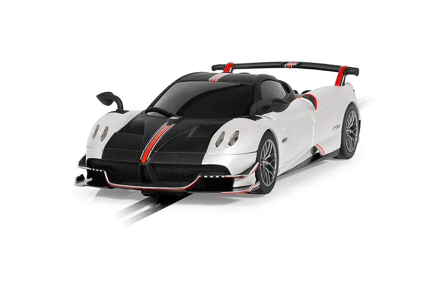 Scalextric 1/32 Pagani Huayra BC Roadster - Pearl White Slot Car image 94626