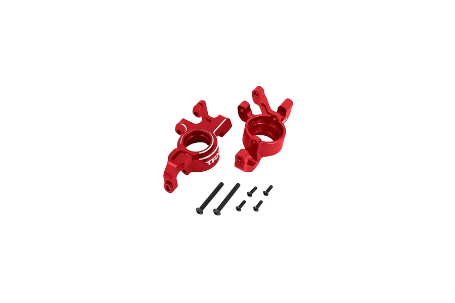 Traxxas Red Aluminium Steering Blocks 2Pcs image 94724