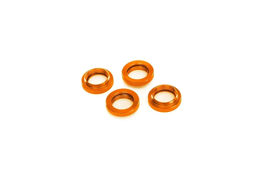 Traxxas Orange Aluminium GTX Shock Adjusting Nuts w/ O-Rings image 94728