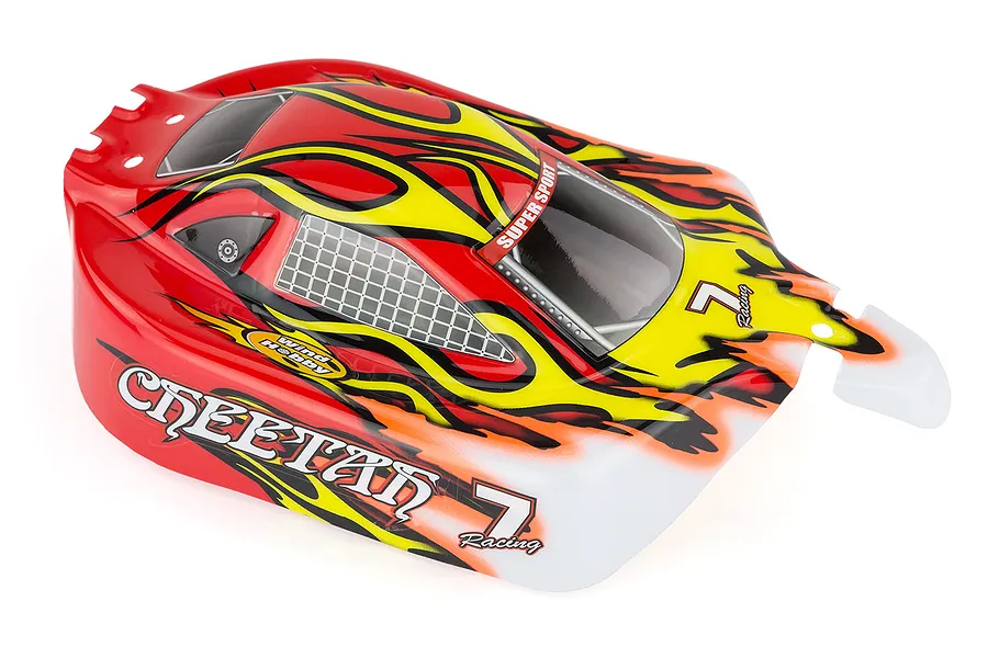 HSP 1/10 Cheetah Buggy Painted Red Body Shell image 9475