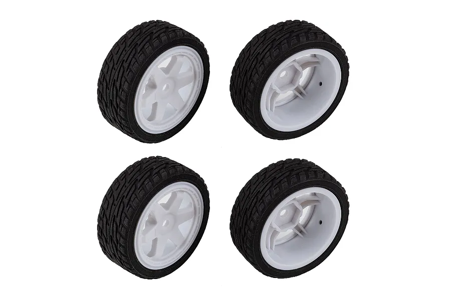 Team Associated 1/14 Hoonitruck Complete Wheels - Glued 4Pcs image 94743