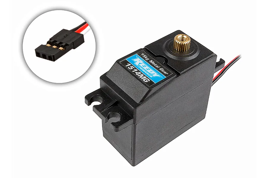 Reedy Power 1514MG 15kg 7.4V Standard Metal Geared Servo image 94746