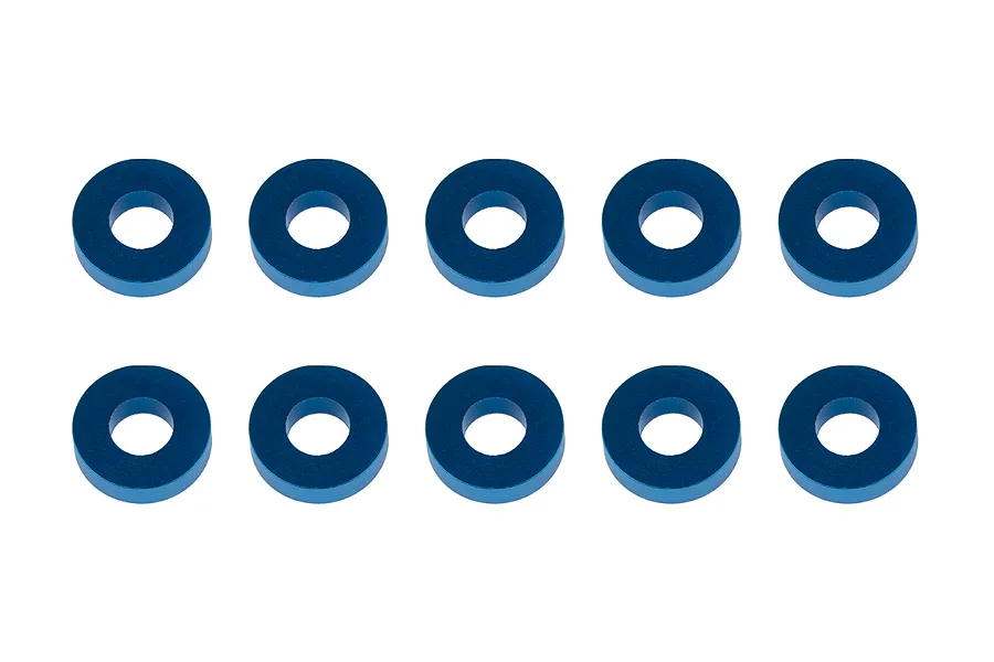 Team Associated Blue Aluminium 7.8x3.5x2.0mm Washers 10Pcs image 94751