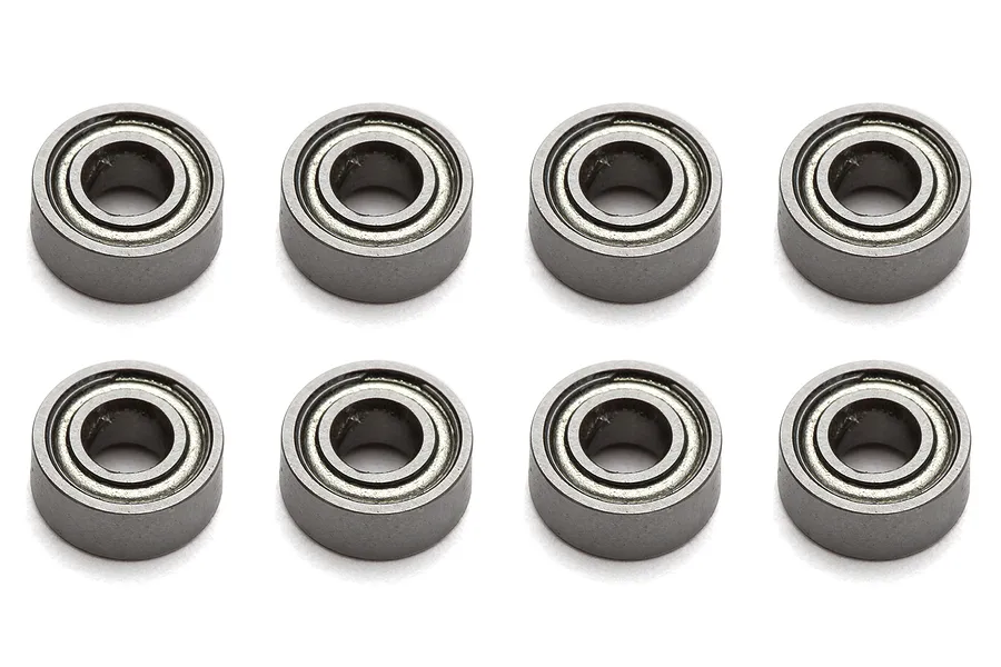 Team Associated 3x7x3mm Metal Shielded Bearing Set 8Pcs image 94755