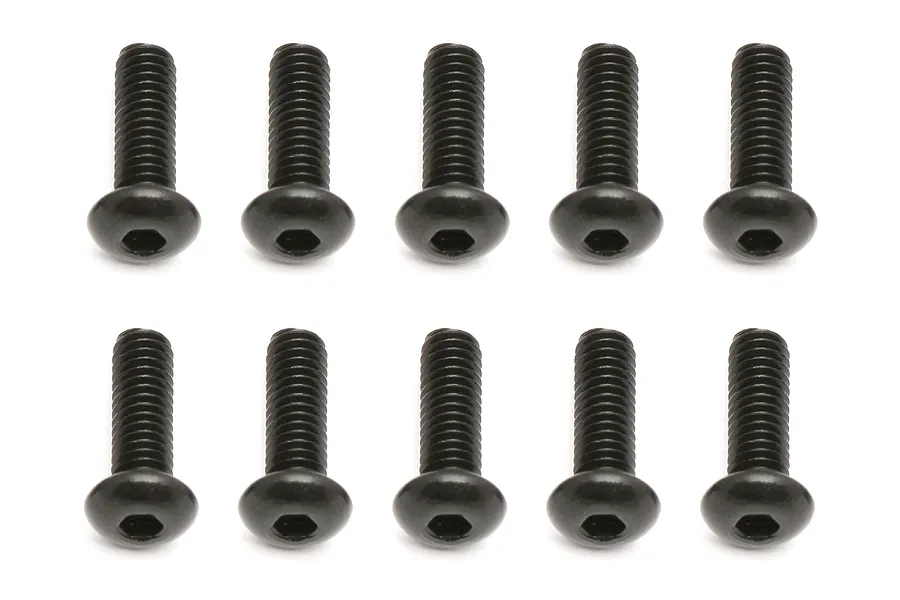 Team Associated 2.5x8mm Fine Thread Button Head Screws 10Pcs image 94757